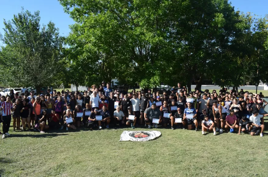 Actividad en el Camping de ATE.