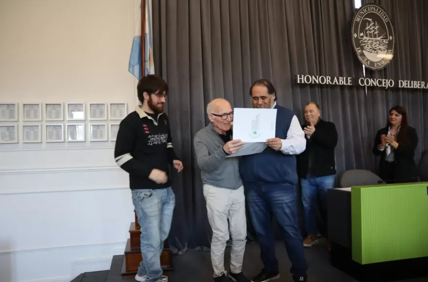 Acto en el Concejo Deliberante ensenadense.