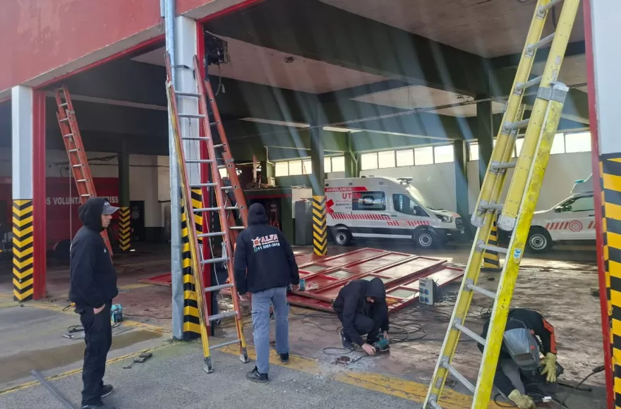 Con recursos propios, Bomberos avanza con obras de infraestructura