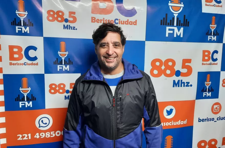 Sebastián Acevedo, director de Deportes de Berisso.