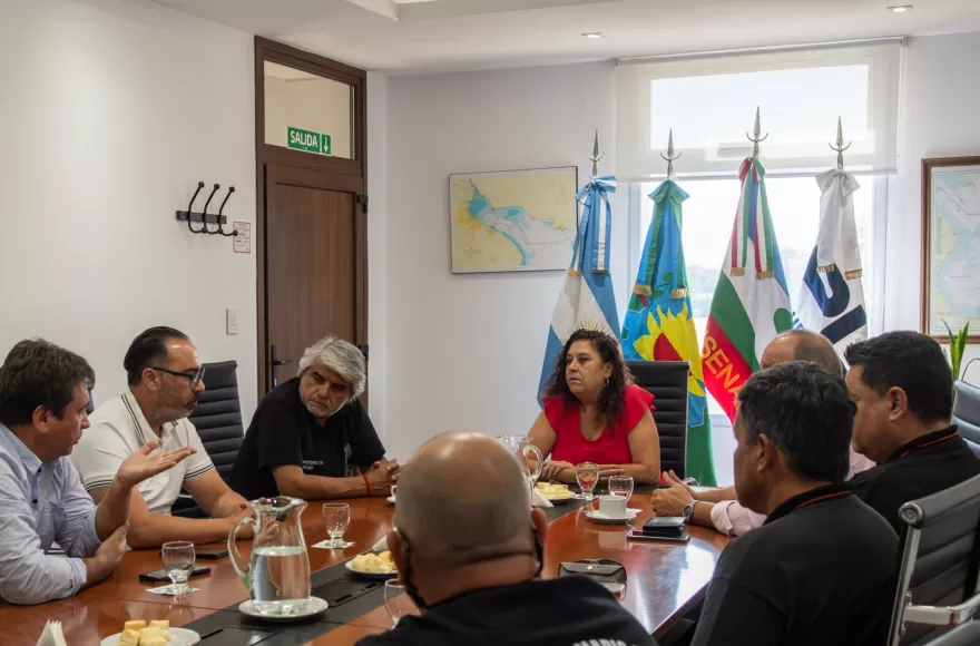 Un pasaje de la reunión de este martes.