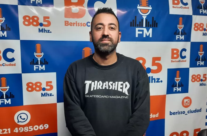 Federico Surila, candidato a concejal por el Frente de Izquierda Unidad.