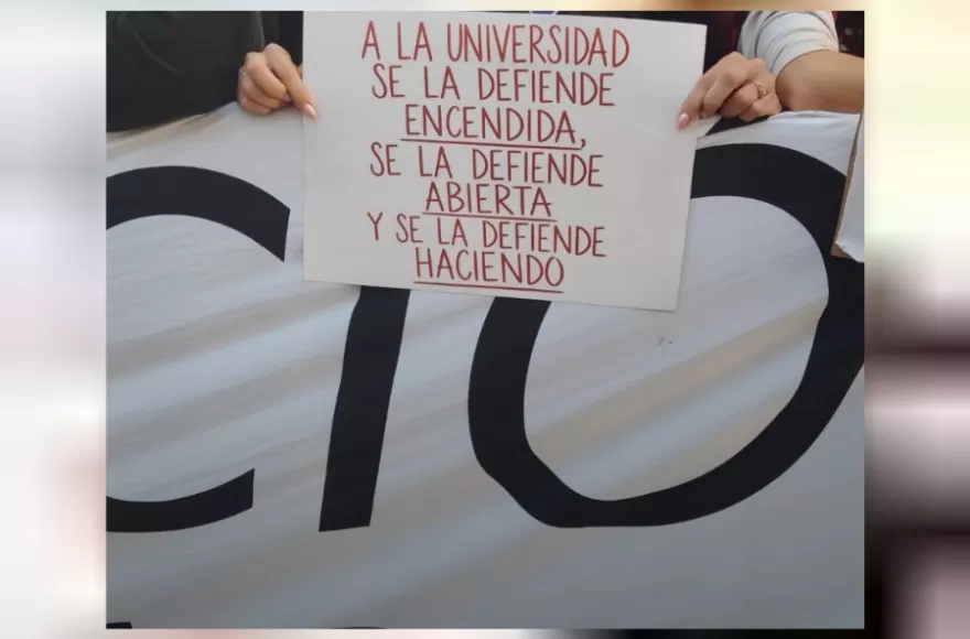 La Marcha Federal Universitaria tuvo su réplica en Santa Fe.