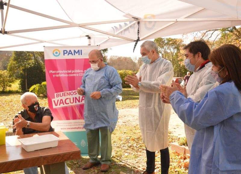 De la jornada participó el intendente Cagliardi.