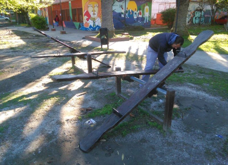 Juegos en el Parque Cívico