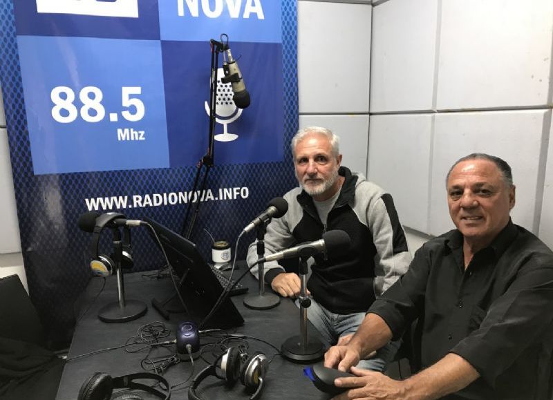 Marcelo Peroni y José Haunau, en el aire de BerissoCiudad en Radio.