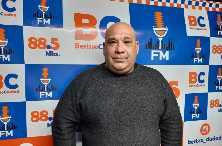 Roberto Scafati, presidente de la Sociedad de Bomberos Voluntarios de Berisso.