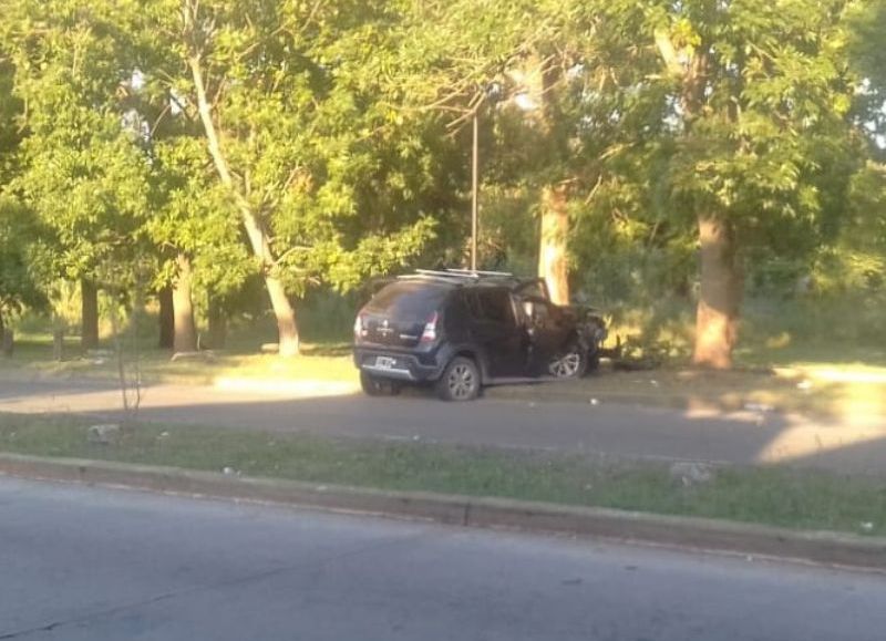 Accidente protagonizado por una Sandero.