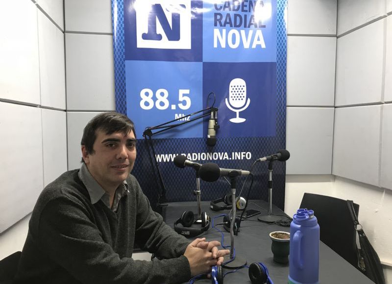 Gonzalo Palomino, en el aire de BerissoCiudad en Radio.