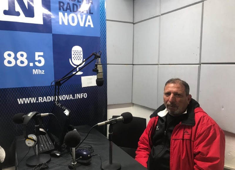 Jorge Di Pietro en el aire de BerissoCiudad en Radio.