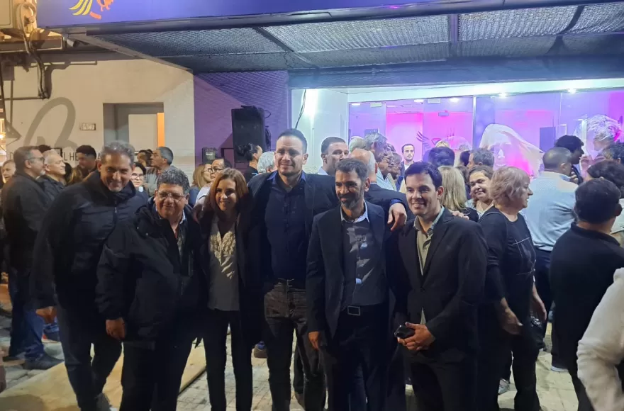 Lagorio fue presentado como coordinador del espacio libertario en el distrito.