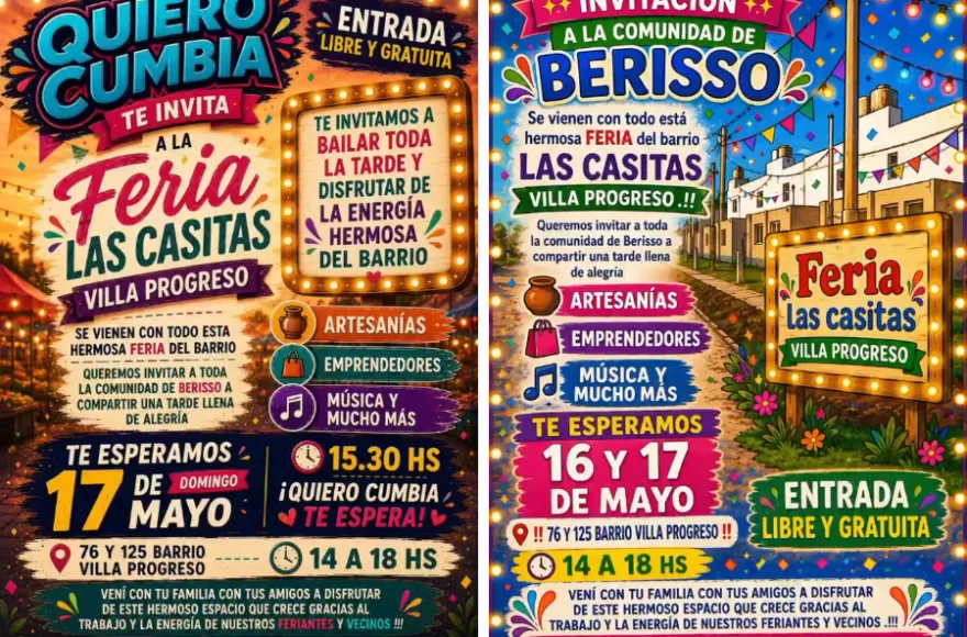 Se invita a la comunidad a participar de la feria.