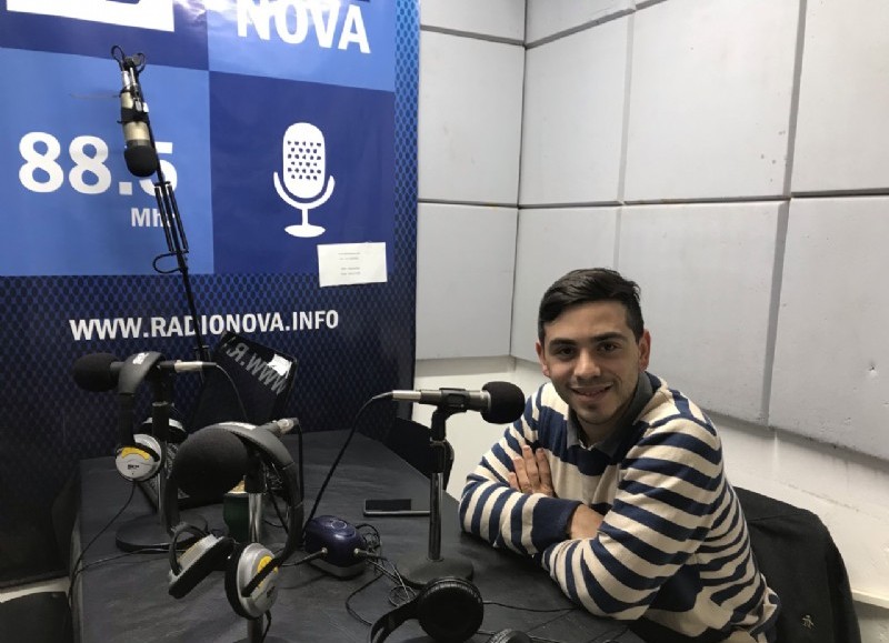 Matías Nanni, en el aire de BerissoCiudad en Radio.