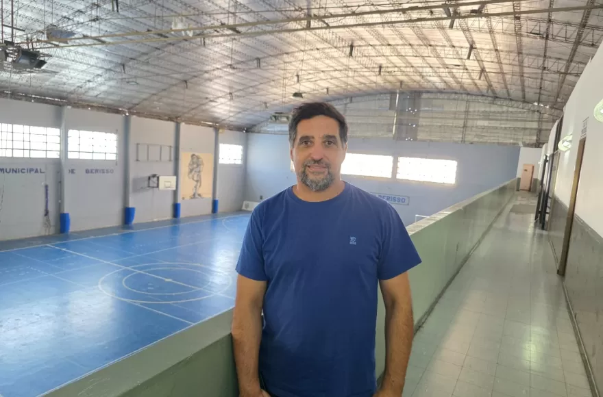 Sebastián Acevedo, director de Deportes de Berisso.