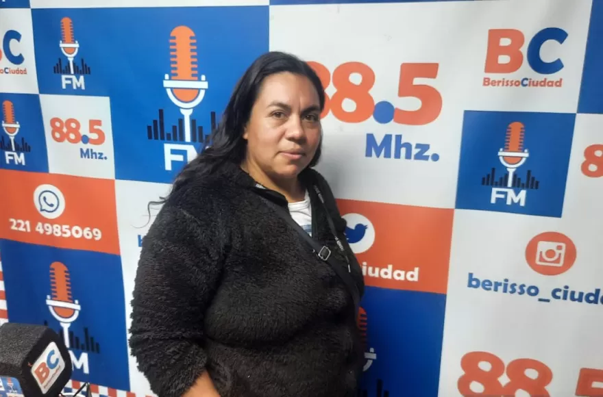 Noelia Acosta, colaboradora de la agrupación Los Amigos.