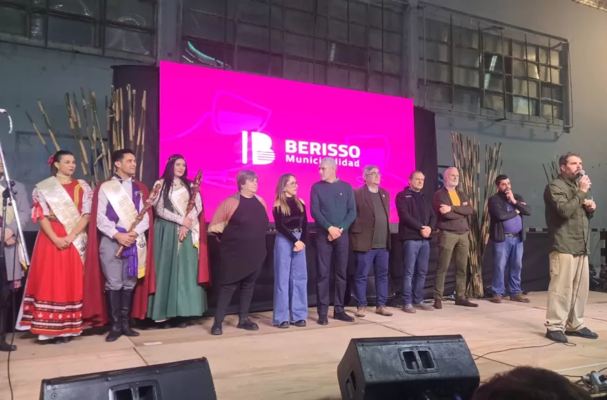 Sebastián Casali habló en representación de los productores.