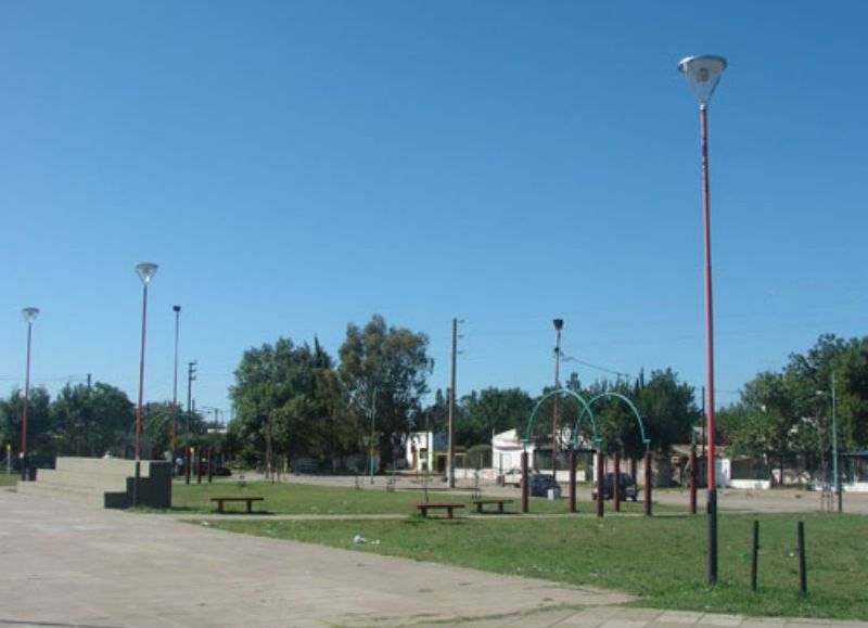 La emblemática plaza del Barrio Obrero no es lo que era (foto archivo)