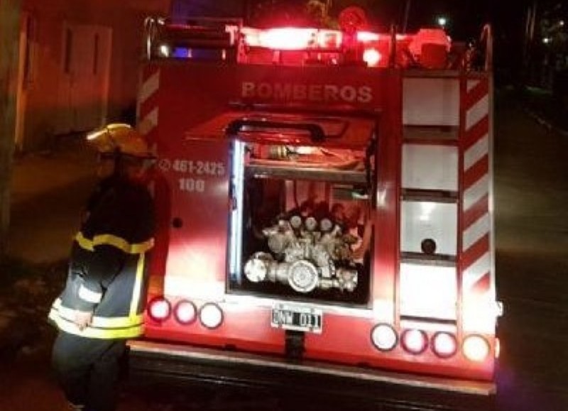 Intervención de los bomberos (foto de archivo).