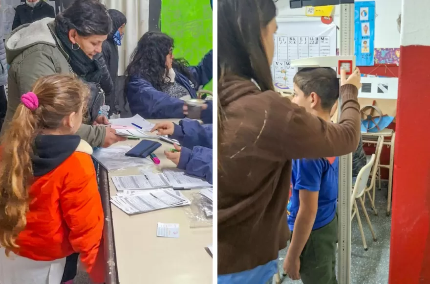 Las jornadas forman parte del trabajo conjunto entre los equipos de salud y las instituciones educativas.