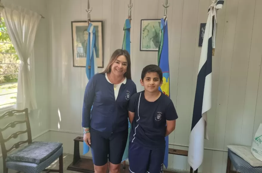Alumno del Colegio René Favaloro de Gimnasia.