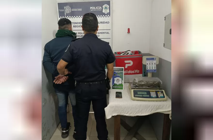 El aprehendido, de 31 años y domiciliado en La Plata, fue trasladado a la dependencia policial. 
