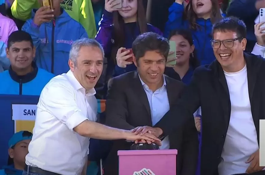 El acto fue encabezado por el gobernador Kicillof, el ministro Larroque y el subsecretario Cardozo