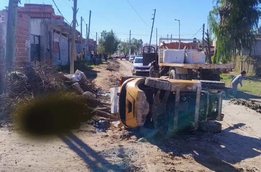 El incidente ocurrió en un corralón de materiales ubicado en calle 10 entre 129 y 130.