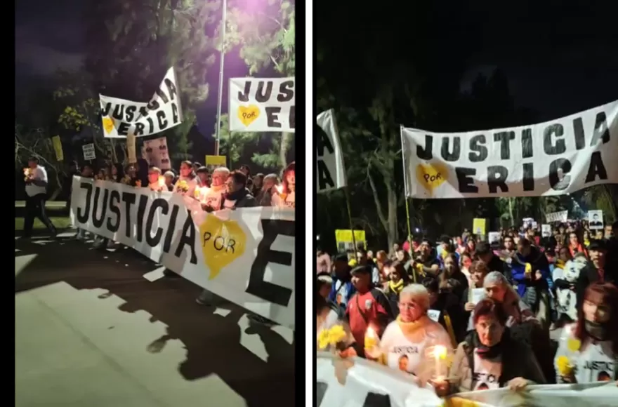 Multitudinaria marcha para pedir justicia por Érica Valdez