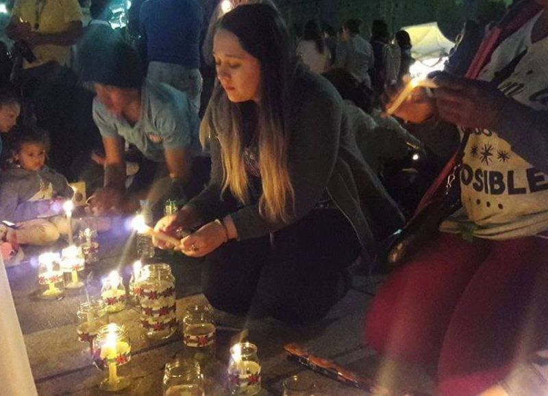 El evento tuvo lugar en la Plaza Moreno de La Plata.