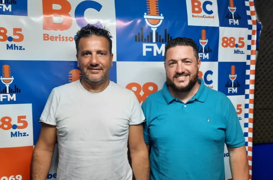 Fabián Lagorio y Damián Mena, de LLA Berisso.