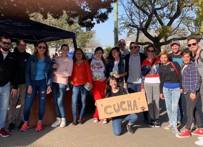 “Nuestro trabajo es a puro corazón, esto es a pulmón”, destacó Ezequiel Giuffrida.