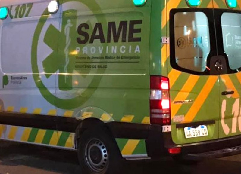 El muchacho fue trasladado al Hospital Larraín con heridas de consideración.