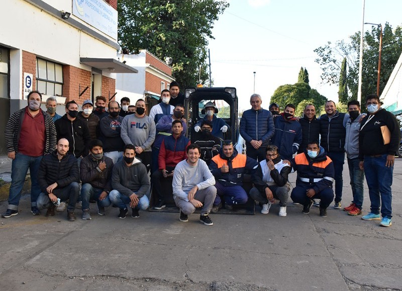 Actividad en la zona portuaria.