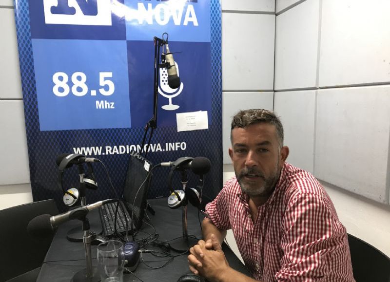 Pablo Villegas en el aire de BerissoCiudad en Radio.