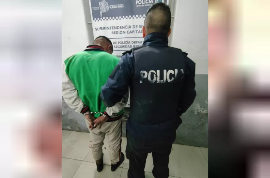 Se procedió a la aprehensión del sujeto de 24 años.