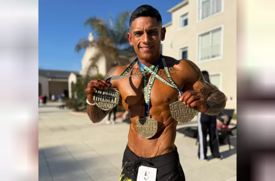 Lara obtuvo tres medallas el pasado fin de semana.