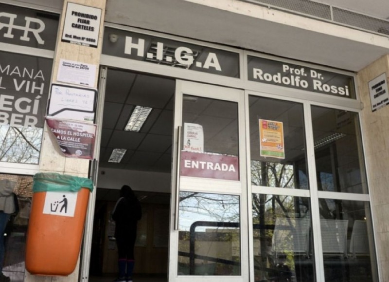 El paciente está internado en el Hospital Rossi de La Plata.