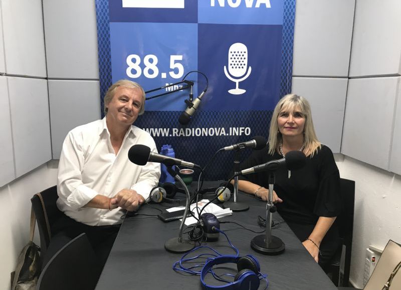 Alberto Augstaitis y Gabriela Fonseca, en el aire de BerissoCiudad en Radio.