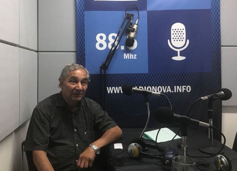 Jovino Coronel, en el aire de BerissoCiudad en Radio.