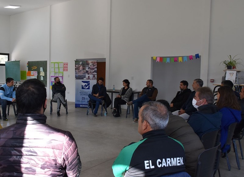 Reunión en la jornada del viernes.