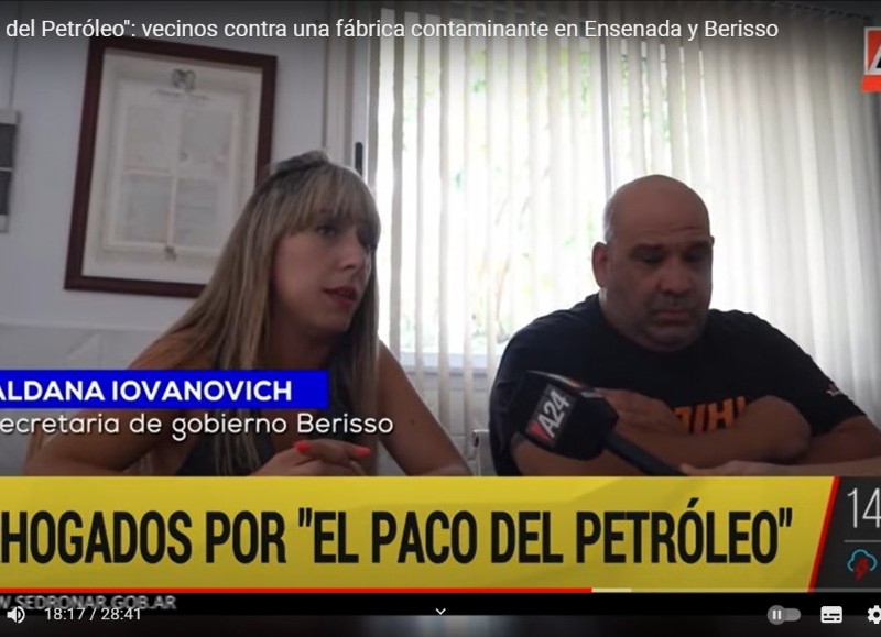 Aldana Iovanovich y Roberto Scafati.