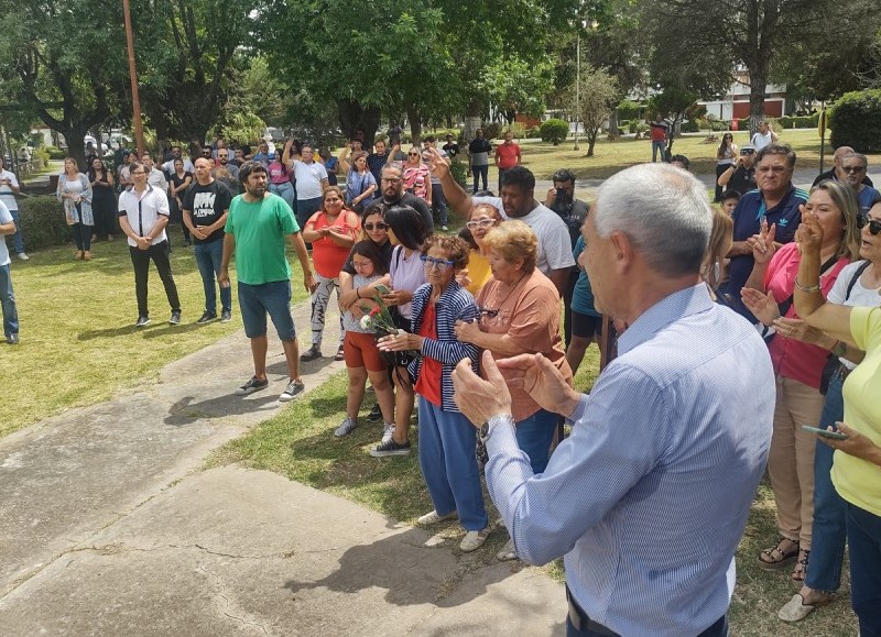 Acto en el Cementerio Parque.