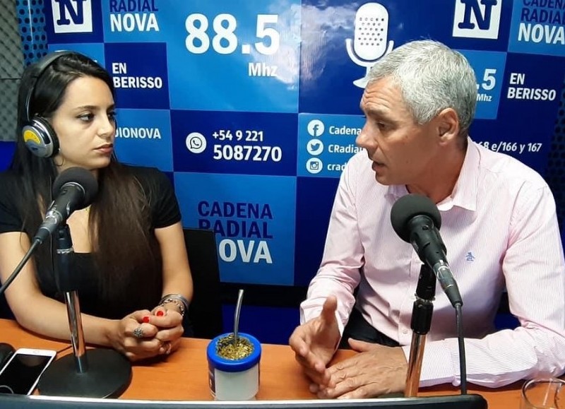 El intendente pasó por el aire de BerissoCiudad en Radio.