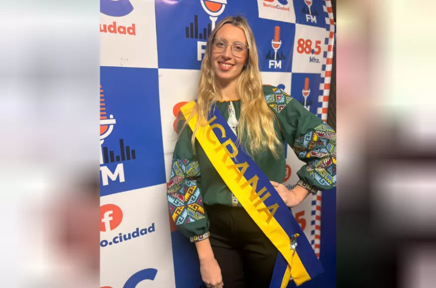 Tatiana Szewczuk, representante cultural de la Colectividad Prosvita.