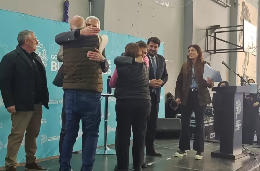 La emoción de las familias.