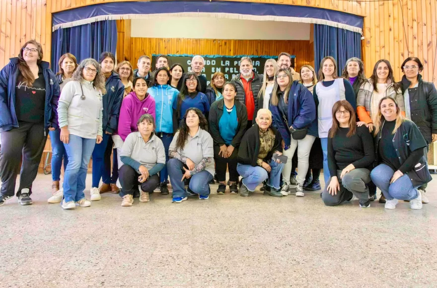 Cagliardi estuvo presente en la jornada.