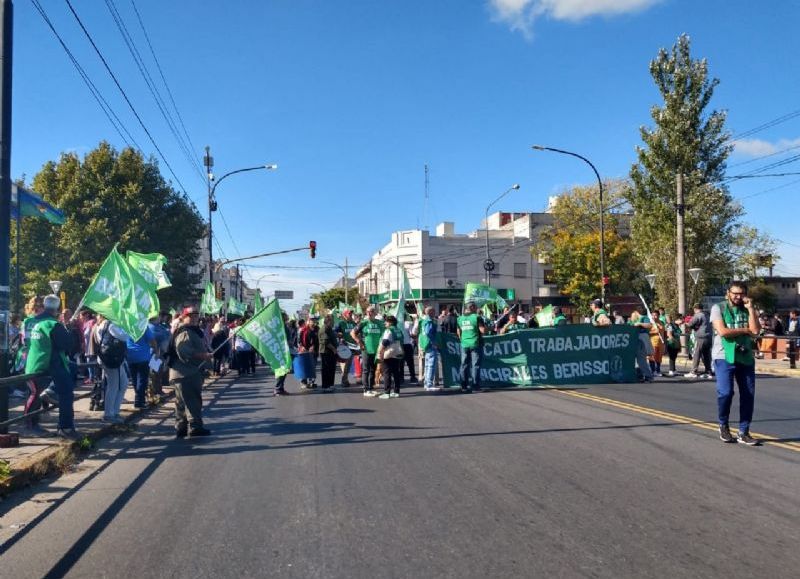 Manifestación en la jornada de este miércoles.