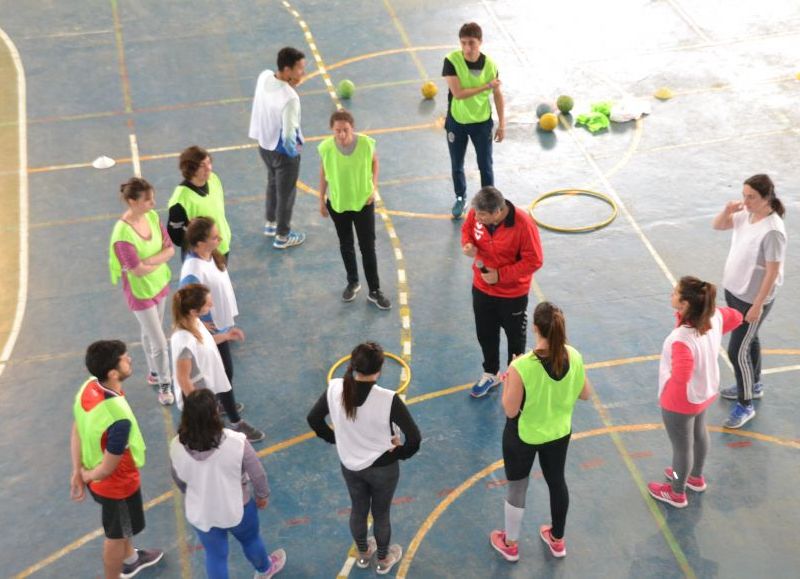 Actividad en el Gimnasio Municipal.