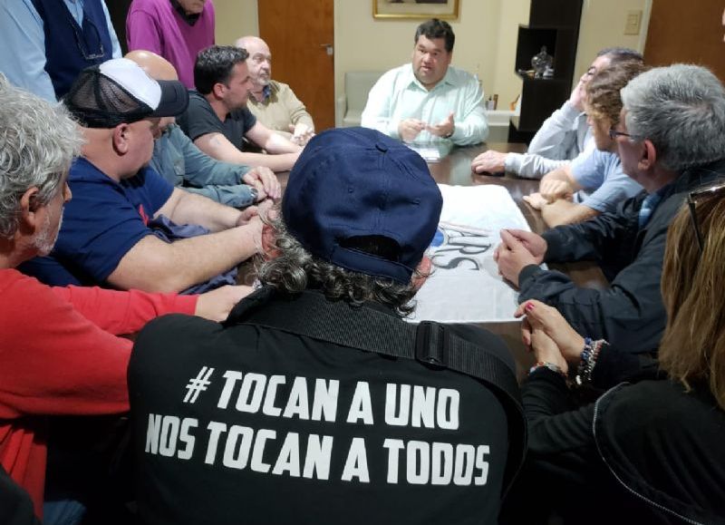 Encuentro en la sede del Ejecutivo berissense.