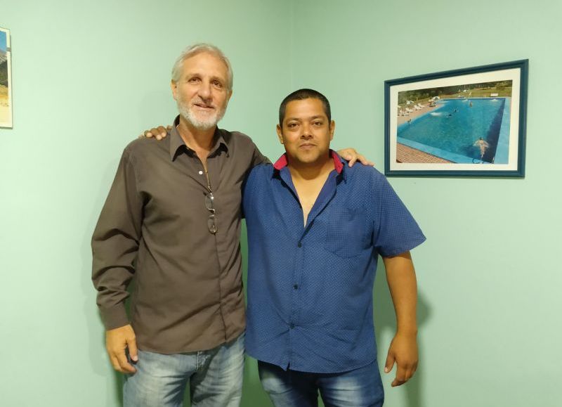 Marcelo Peroni y Jorge Rodríguez, candidatos a secretario adjunto y general, respectivamente.